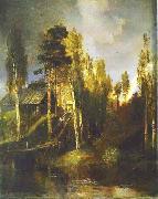 Alexei Savrasov Monastery Gates oil painting
